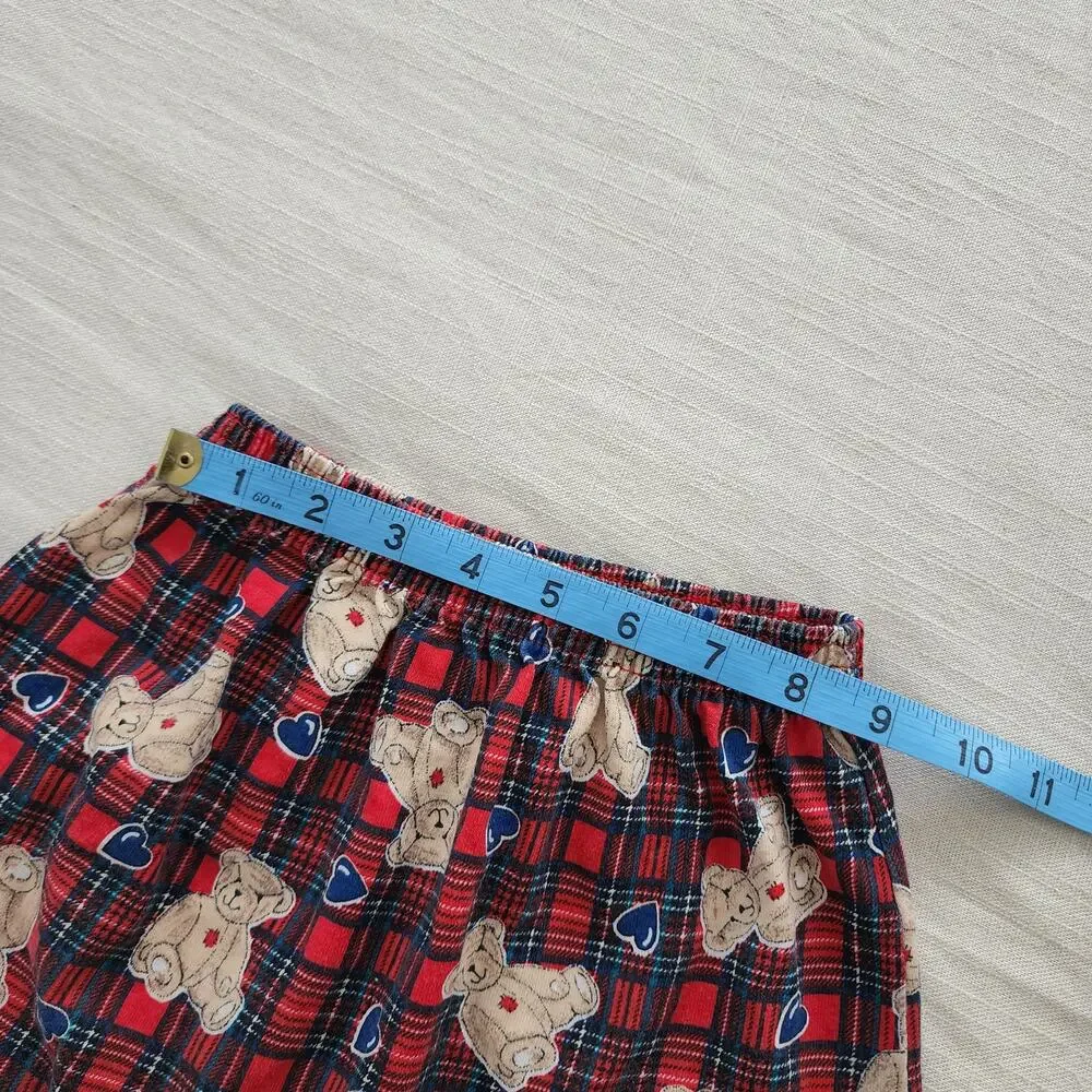 Vintage Plaid Bear Skirt 4t/5t